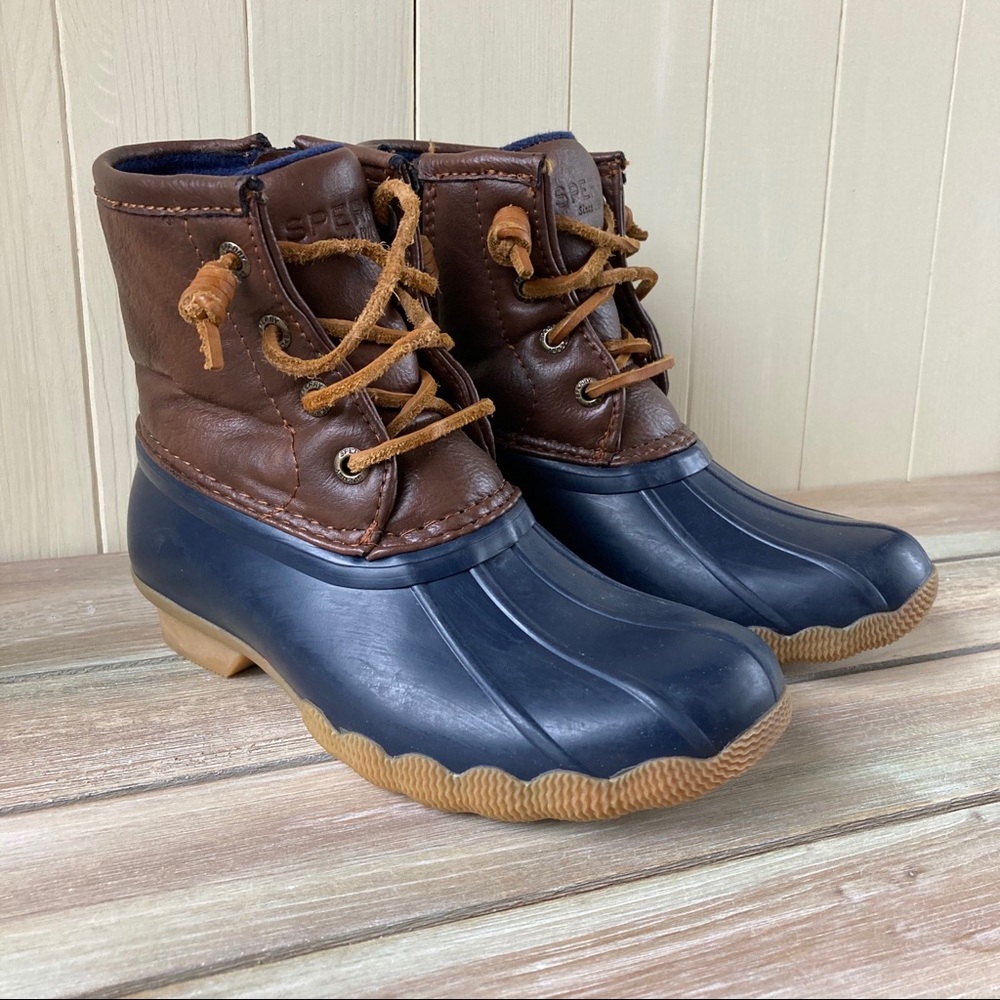 Kids Sperry duck boots